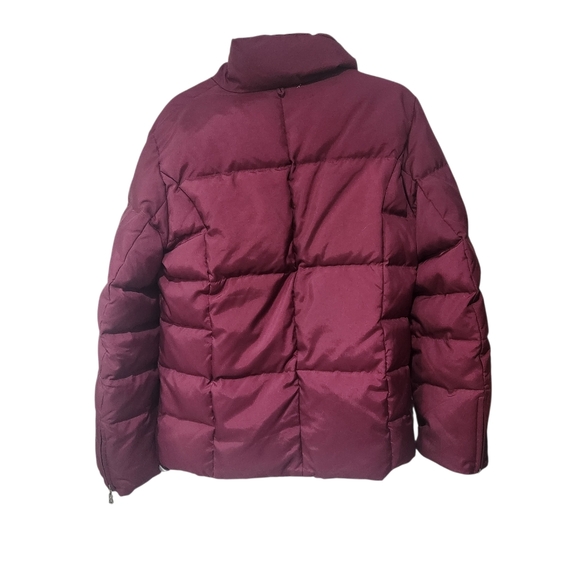 Bogner ski Puffer coat Burgundy Size 8 Down Filling - Picture 2 of 7